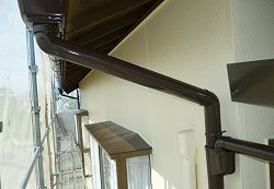 【焼津市】外壁塗装の樋など上塗り完了！