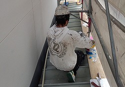 島田市　暮らしの衣料むらい島田東町店様　外壁塗装サイディング補修工事
