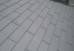 焼津市　ガイナ外壁屋根塗装工事の屋根塗装