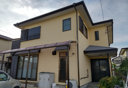 藤枝市 外壁塗装 Ｙ様 外壁ガイナ塗装